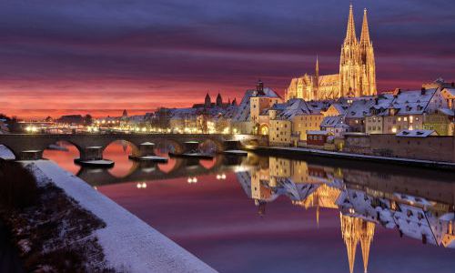 Regensburg im Winter