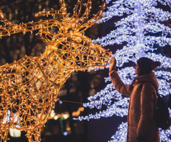 Auf dem Weihnachtsmarkt