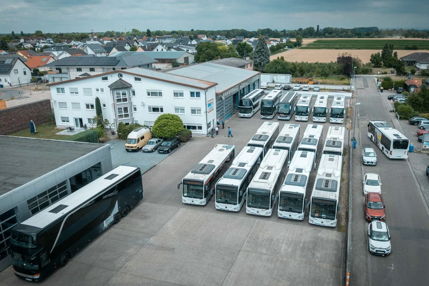 Shuttle-Verkehr bei einer Veranstaltung